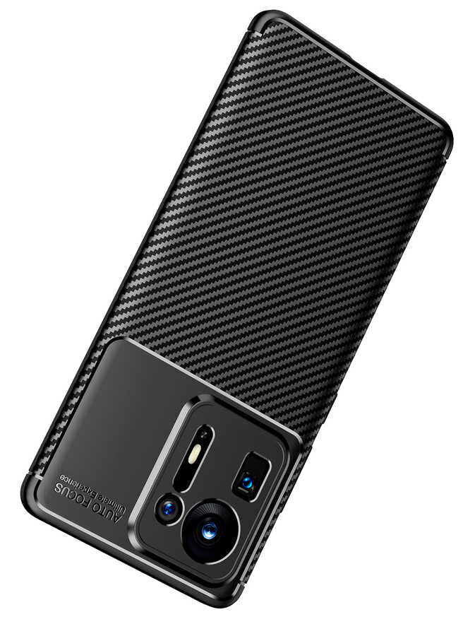 Xiaomi Mi Mix 4 Kılıf Zore Negro Silikon Kapak Kahverengi