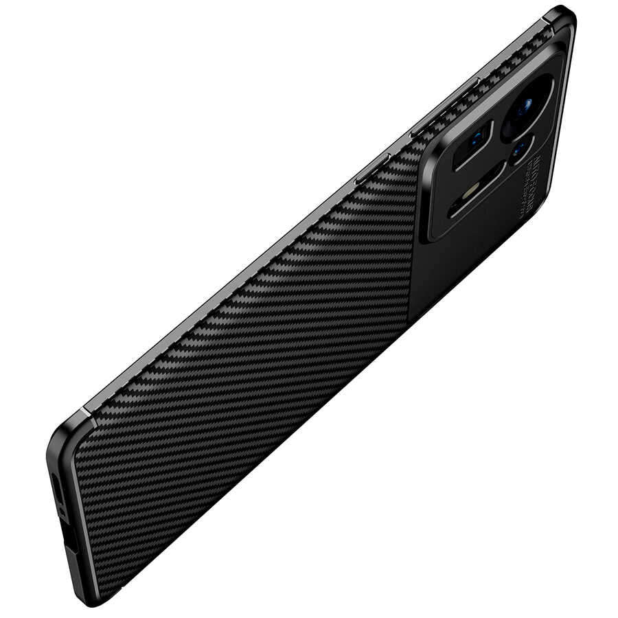 Xiaomi Mi Mix 4 Kılıf Zore Negro Silikon Kapak Lacivert