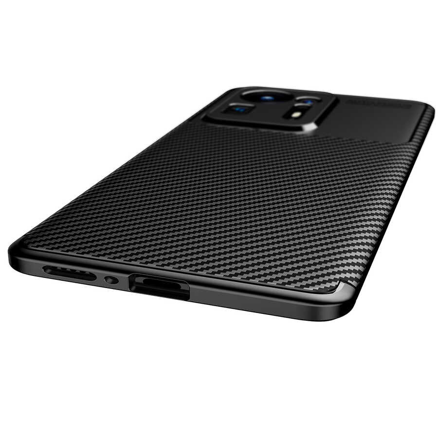 Xiaomi Mi Mix 4 Kılıf Zore Negro Silikon Kapak Kahverengi