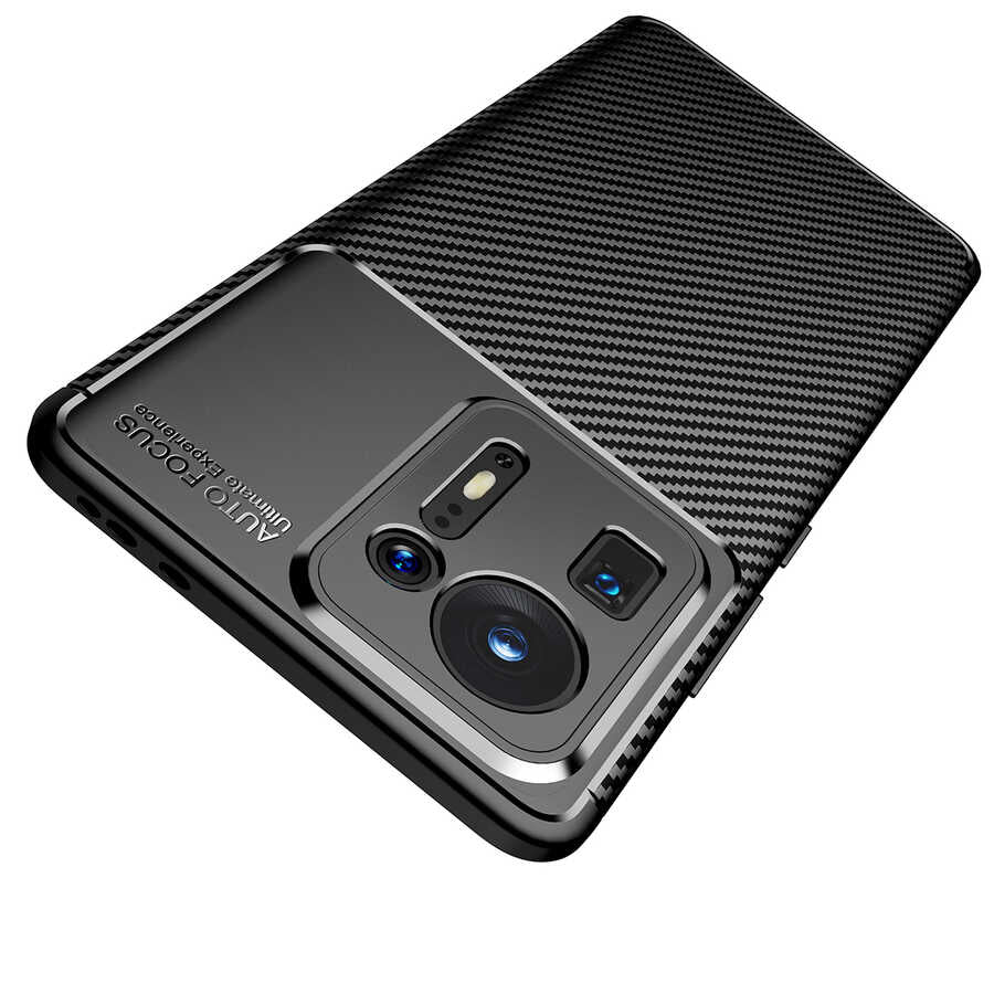Xiaomi Mi Mix 4 Kılıf Zore Negro Silikon Kapak Kahverengi