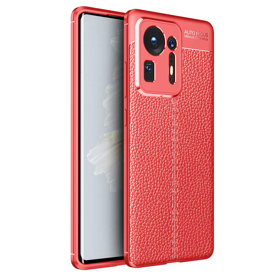 Xiaomi Mi Mix 4 Kılıf Zore Niss Silikon Kapak Kırmızı