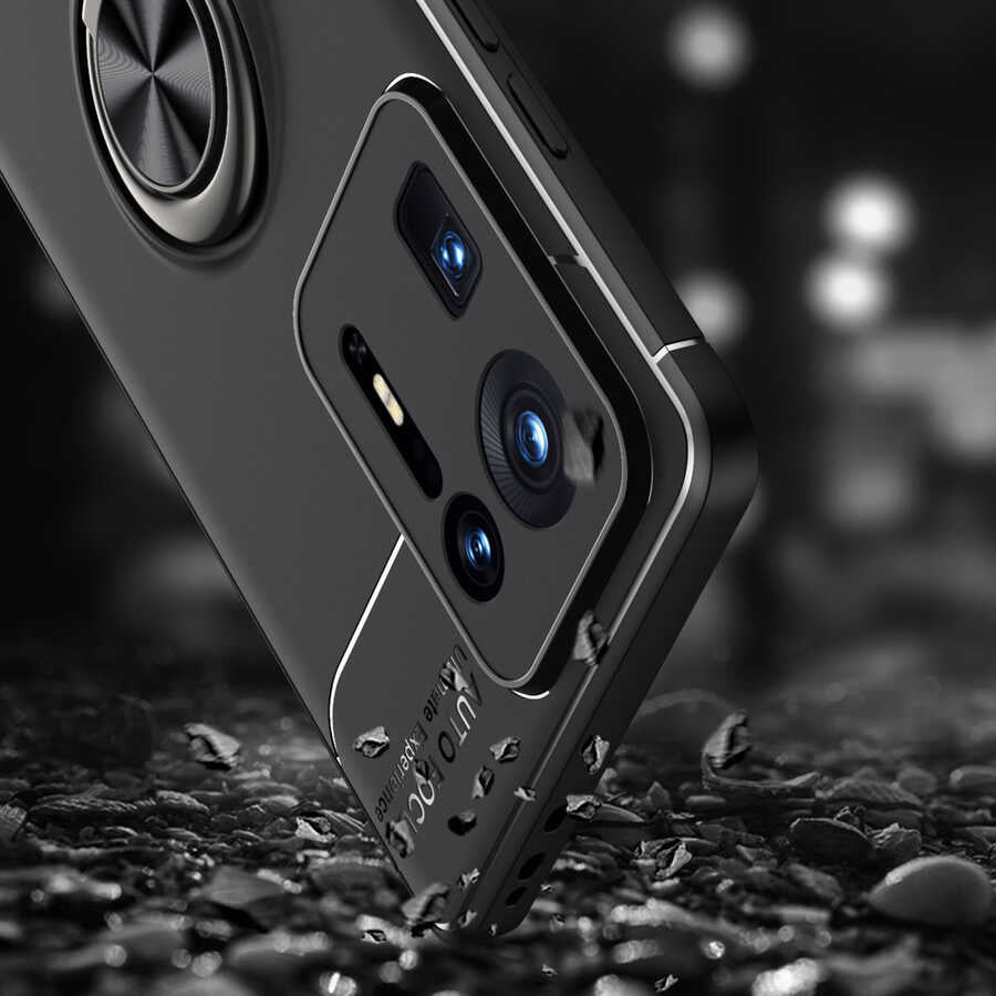Xiaomi Mi Mix 4 Kılıf Zore Ravel Silikon Kapak Kırmızı