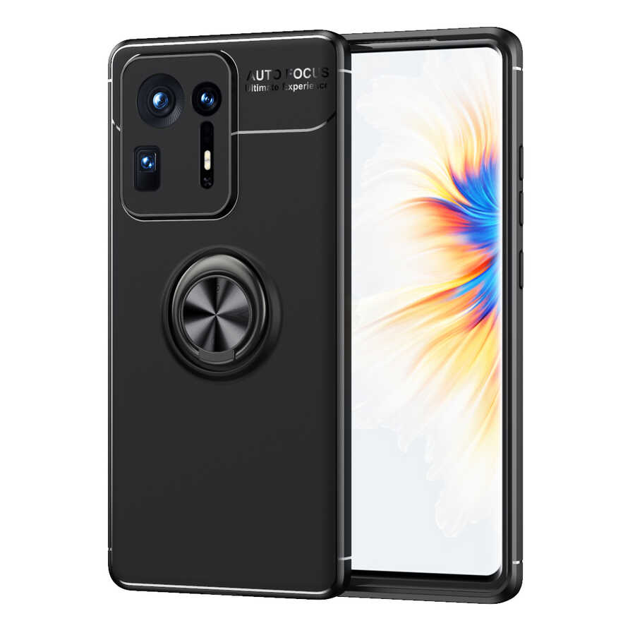 Xiaomi Mi Mix 4 Kılıf Zore Ravel Silikon Kapak Siyah