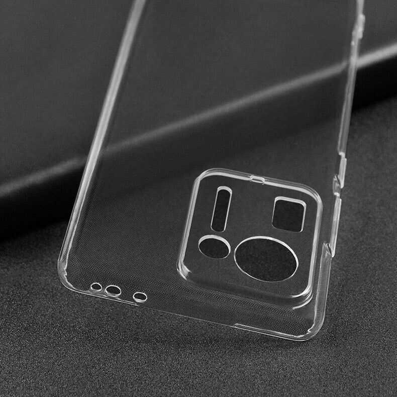 Xiaomi Mi Mix 4 Kılıf Zore Süper Silikon Kapak Renksiz