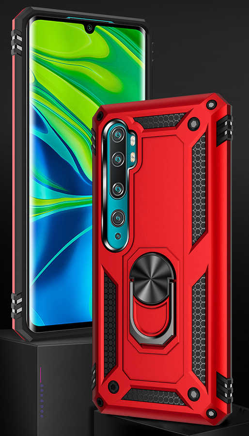 Xiaomi Mi Note 10 Kılıf Zore Vega Kapak Rose Gold