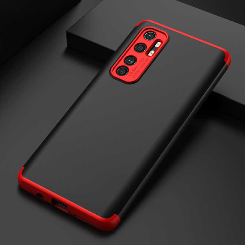 Xiaomi Mi Note 10 Lite Kılıf Zore Ays Kapak Siyah