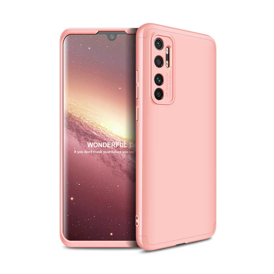 Xiaomi Mi Note 10 Lite Kılıf Zore Ays Kapak Rose Gold
