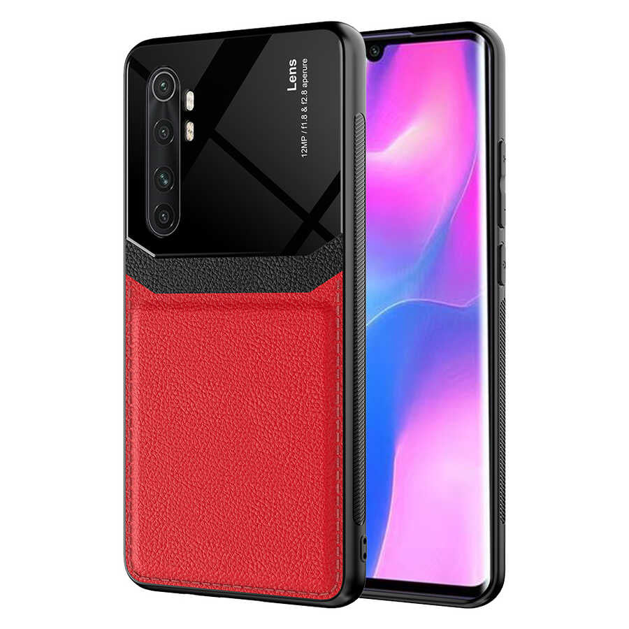 Xiaomi Mi Note 10 Lite Kılıf Zore Emiks Kapak Lacivert