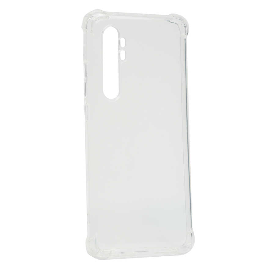 Xiaomi Mi Note 10 Lite Kılıf Zore Kamera Korumalı Nitro Anti Shock Silikon Renksiz