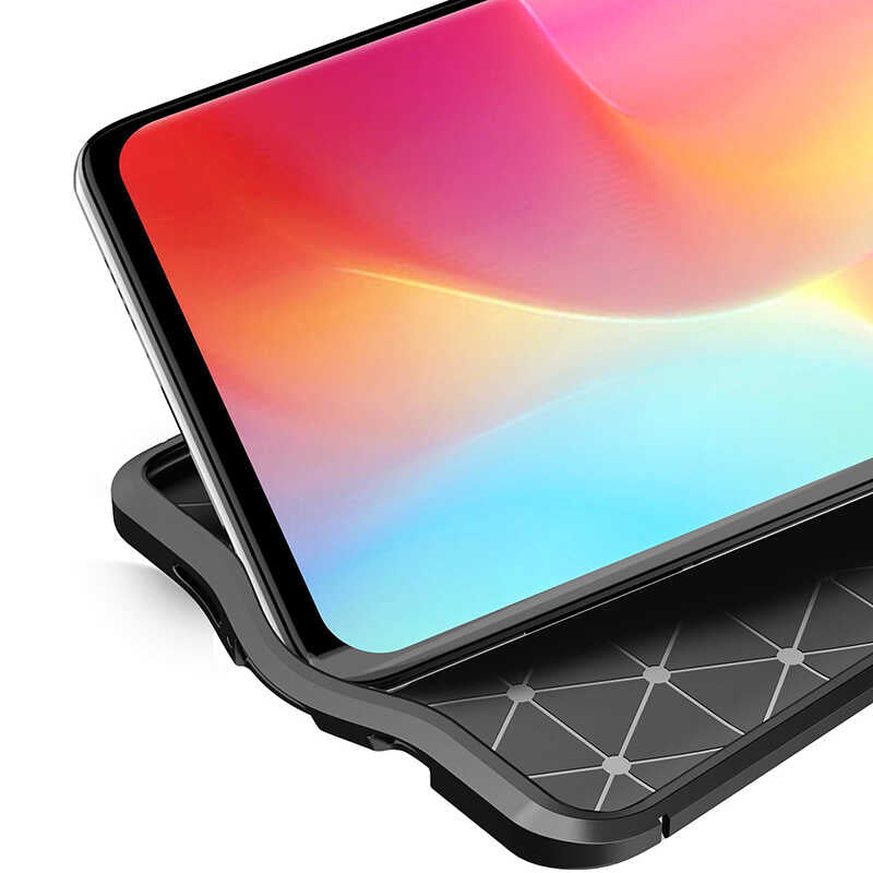 Xiaomi Mi Note 10 Lite Kılıf Zore Niss Silikon Kapak Siyah