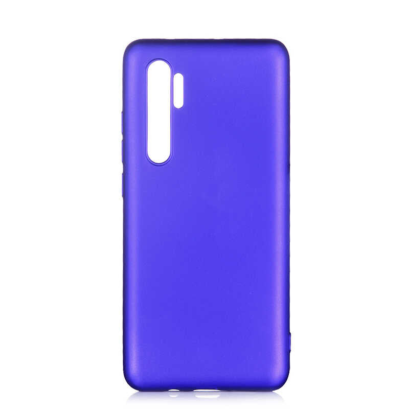 Xiaomi Mi Note 10 Lite Kılıf Zore Premier Silikon Kapak Saks Mavi