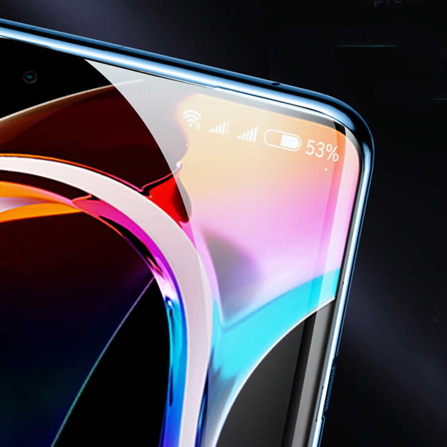 Xiaomi Mi Note 10 Lite Zore Full Yapışkanlı Cam Ekran Koruyucu Siyah