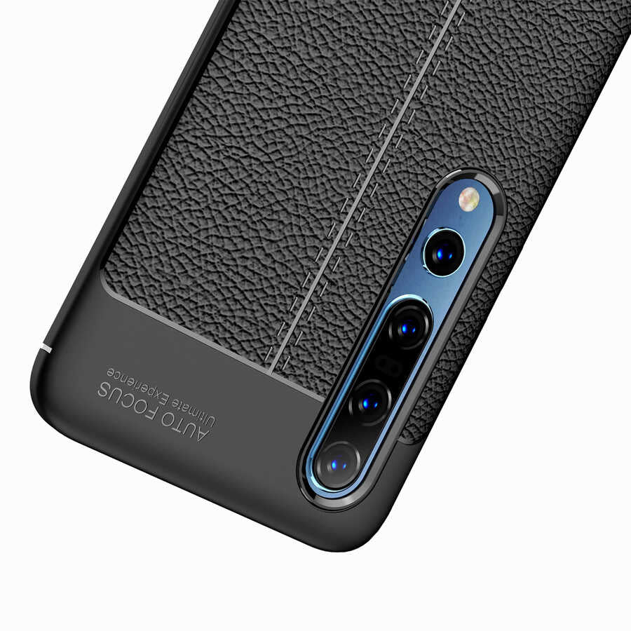 Xiaomi Mi Note 10 Pro Kılıf Zore Niss Silikon Kapak Siyah