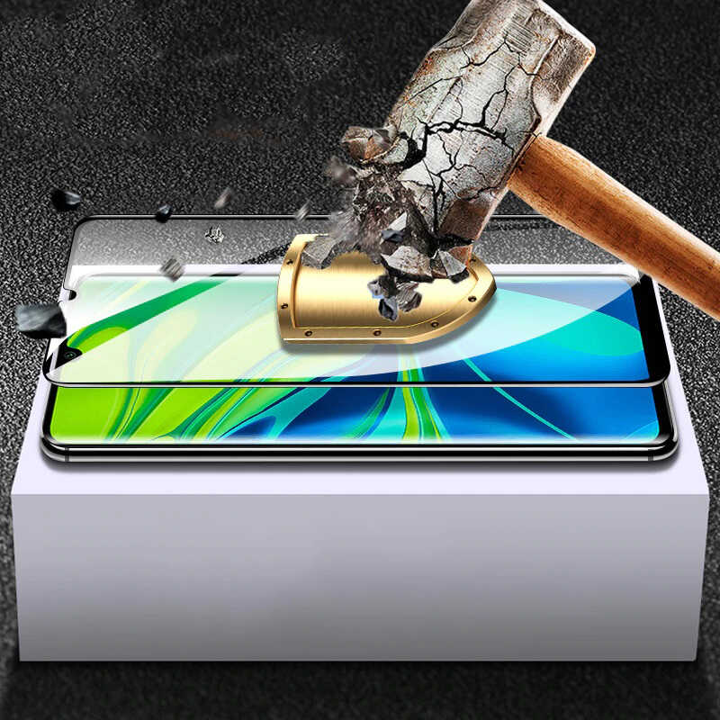 Xiaomi Mi Note 10 Pro Zore Süper Pet Ekran Koruyucu Jelatin Siyah