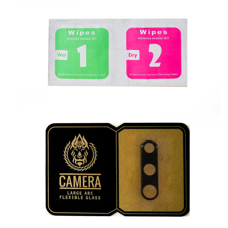 Xiaomi Mi Note 10 Zore Golden Turtle Seramik Kamera Camı Siyah