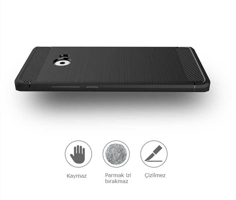 Xiaomi Mi Note 2 Kılıf Zore Room Silikon Kapak Gri