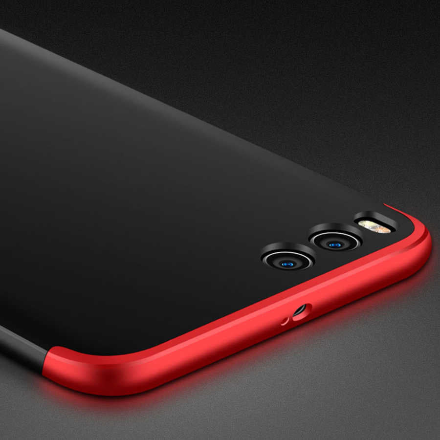 Xiaomi Mi Note 3 Kılıf Zore Ays Kapak Siyah-Mavi