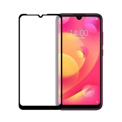 Xiaomi Mi Play Zore Kenarları Kırılmaya Dayanıklı Cam Ekran Koruyucu Siyah