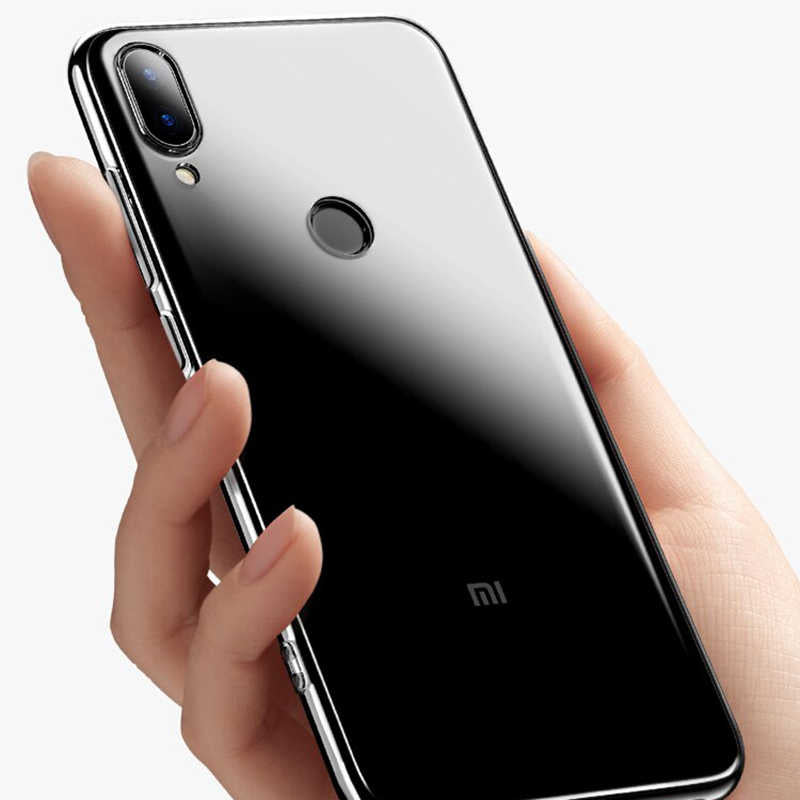 Xiaomi Mi Play Kılıf Zore Süper Silikon Kapak Renksiz