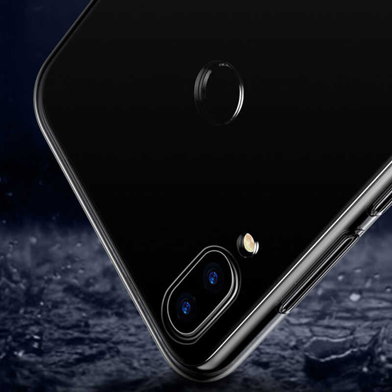 Xiaomi Mi Play Kılıf Zore Süper Silikon Kapak Renksiz