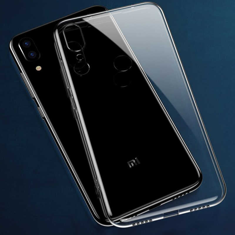 Xiaomi Mi Play Kılıf Zore Süper Silikon Kapak Renksiz