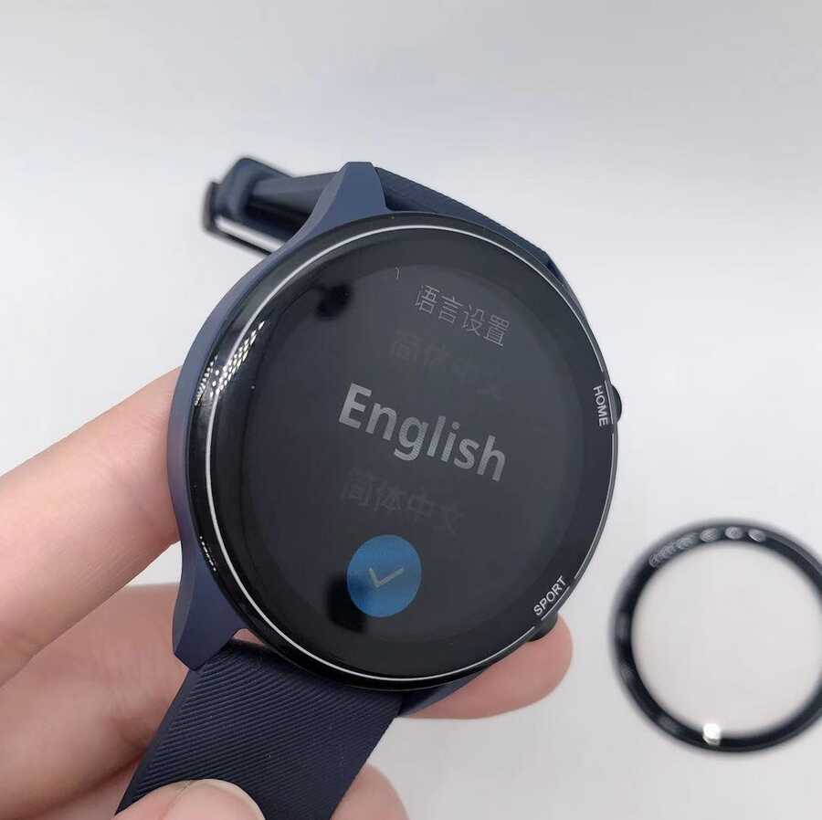 Xiaomi Mi Watch Zore PMMA Pet Saat Ekran Koruyucu Siyah