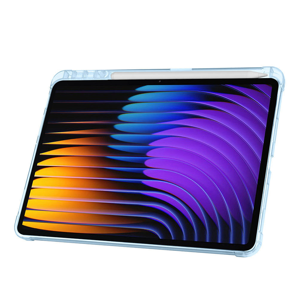 Xiaomi Pad 7 Pro Kılıf Zore Tri Folding Kalem Bölmeli Standlı Kılıf Koyu Yeşil