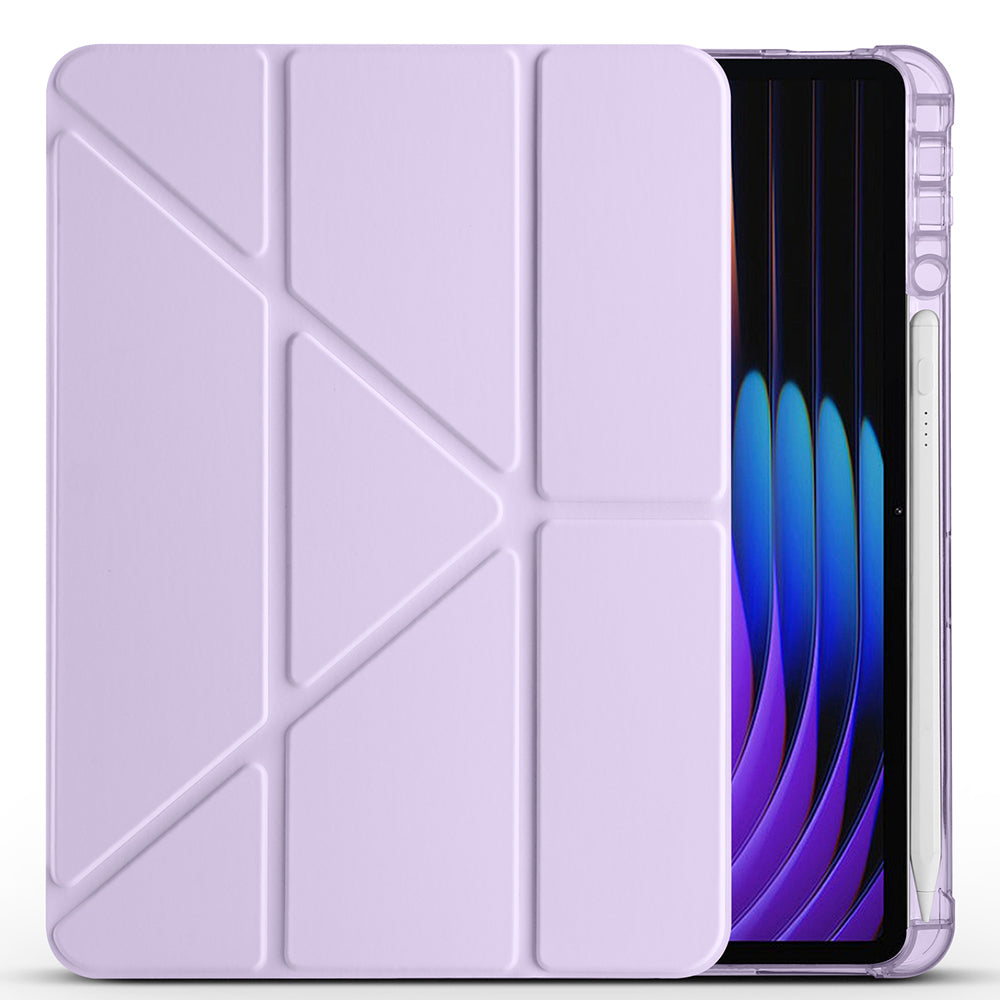 Xiaomi Pad 7 Pro Kılıf Zore Tri Folding Kalem Bölmeli Standlı Kılıf Koyu Yeşil