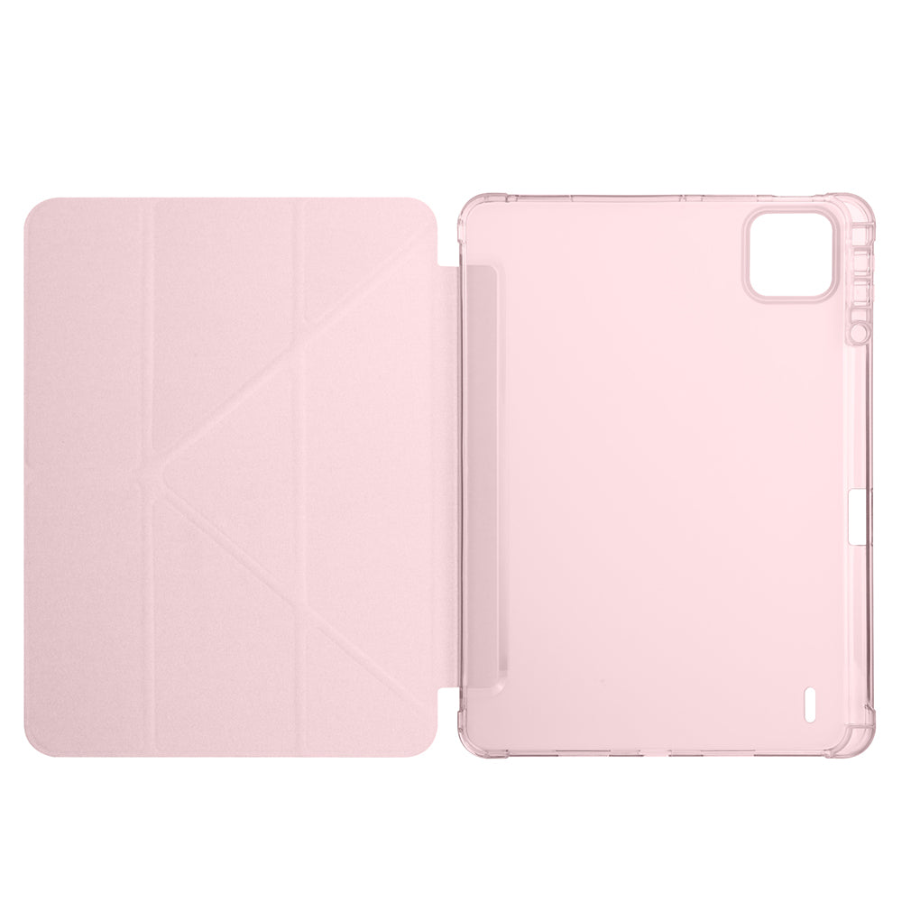 Xiaomi Pad 7 Pro Kılıf Zore Tri Folding Kalem Bölmeli Standlı Kılıf Koyu Yeşil