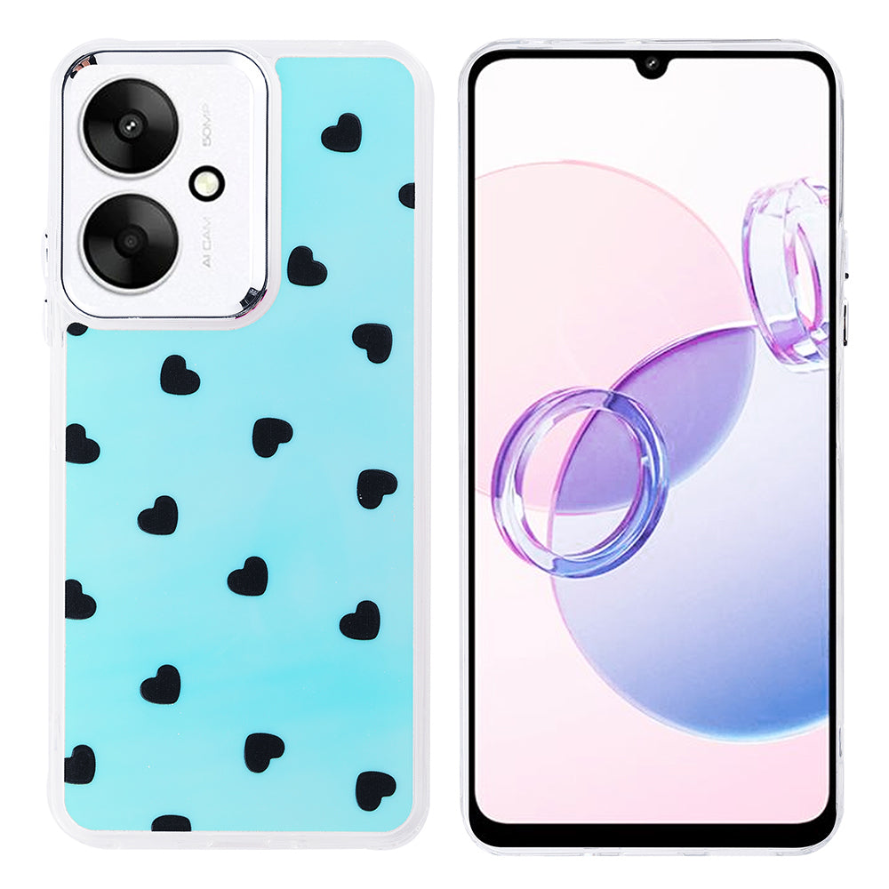 Xiaomi Poco C65 Kılıf Airbag Tasarımlı Zore Hadra Kapak Kalp