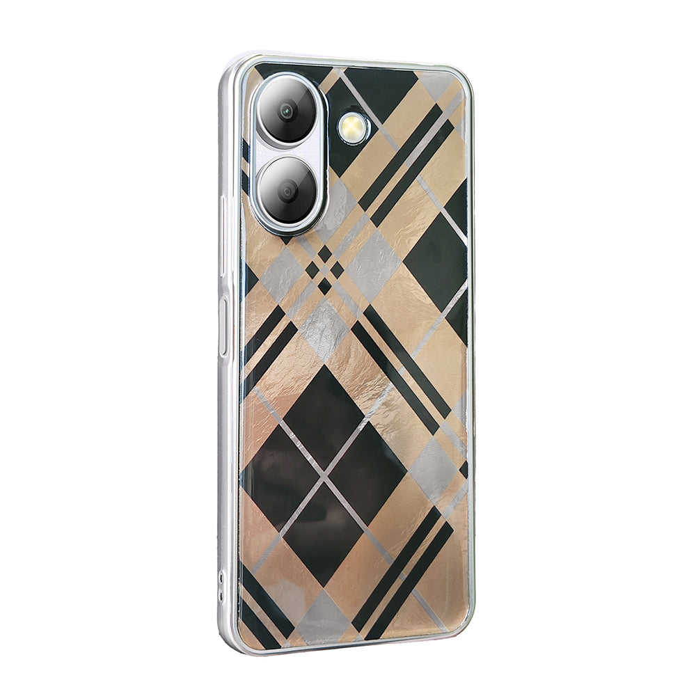 Xiaomi Poco C65 Kılıf Desenli Zore Mep Kapak Geometrik