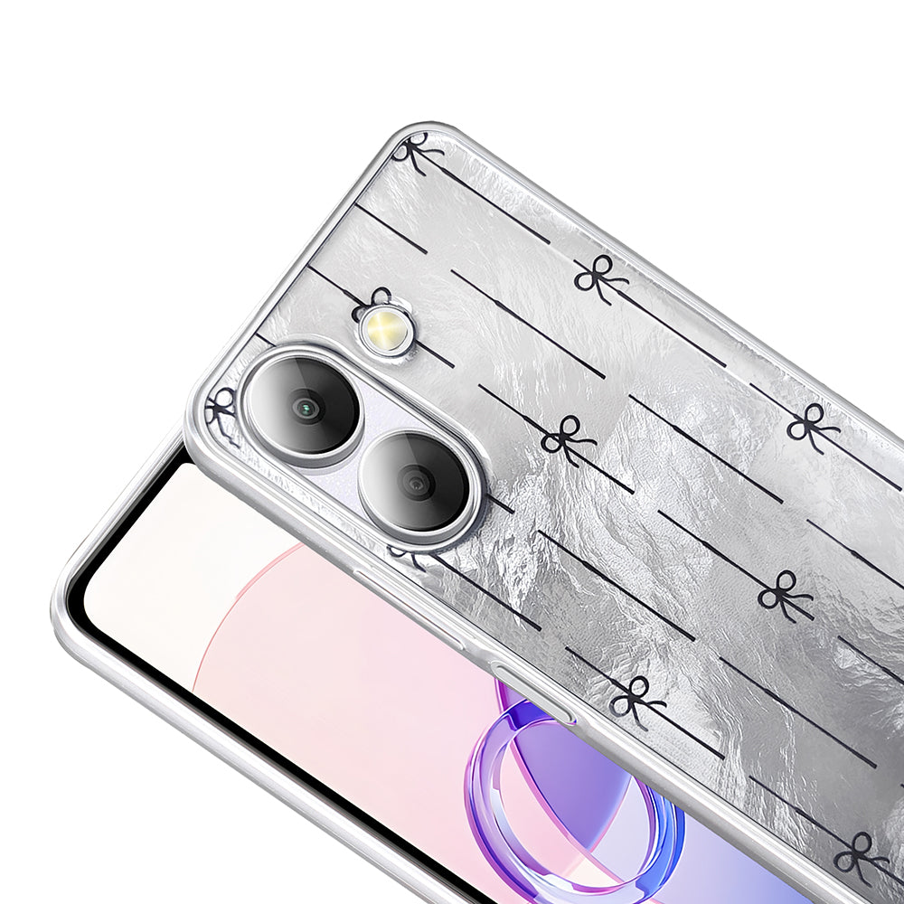 Xiaomi Poco C65 Kılıf Desenli Zore Mep Kapak Gold Leopar