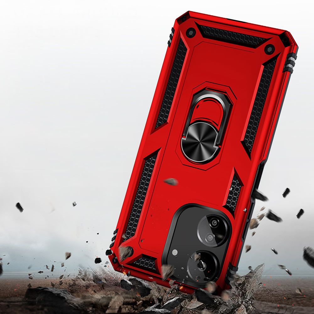 Xiaomi Poco C65 Kılıf Zore Vega Kapak Mavi