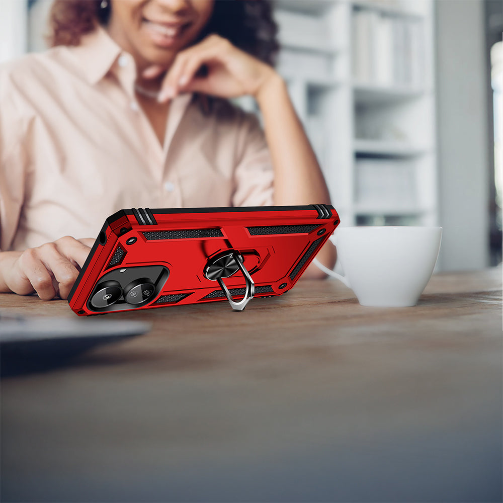 Xiaomi Poco C65 Kılıf Zore Vega Kapak Mavi