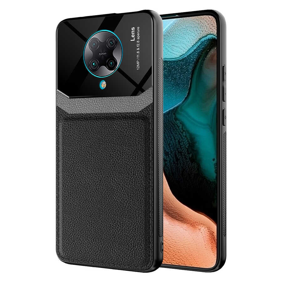 Xiaomi Poco F2 Pro Kılıf Zore Emiks Kapak Siyah