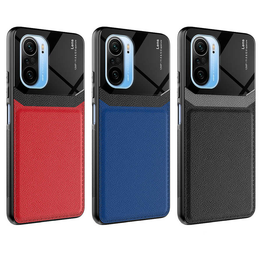 Xiaomi Poco F3 Kılıf Zore Emiks Kapak Siyah