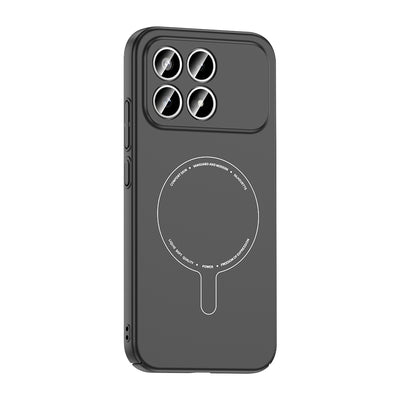 Xiaomi Poco F8 Pro Kılıf M-Safe Şarj Özellikli Kamera Korumalı Zore Elio Sert PC Kapak