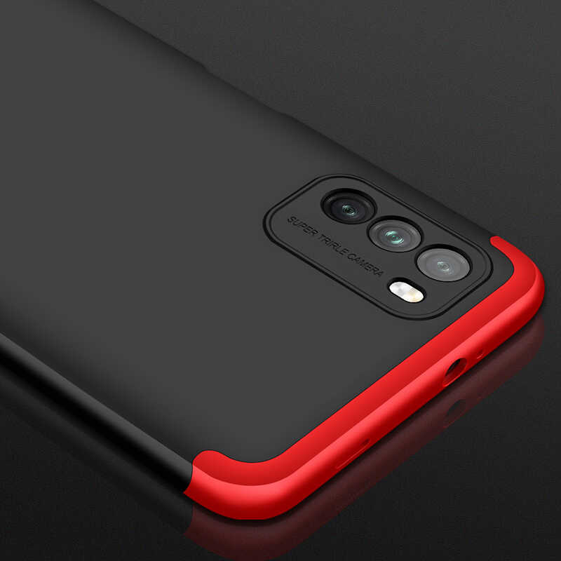 Xiaomi Poco M3 Kılıf Zore Ays Kapak Siyah