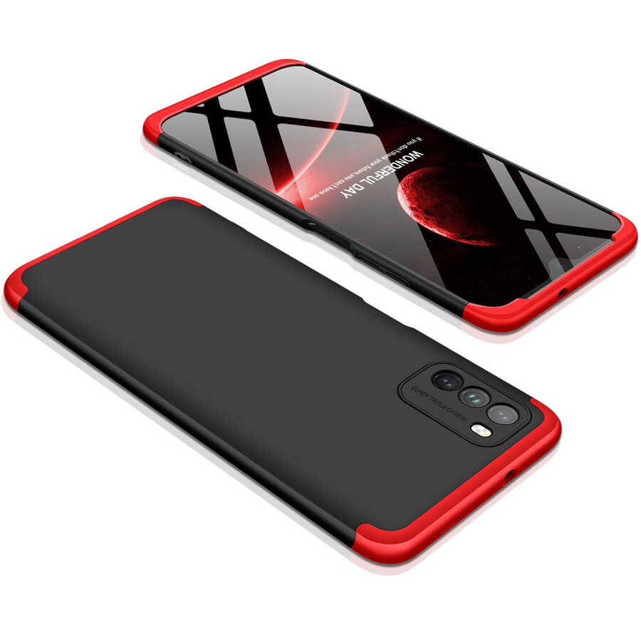 Xiaomi Poco M3 Kılıf Zore Ays Kapak Siyah