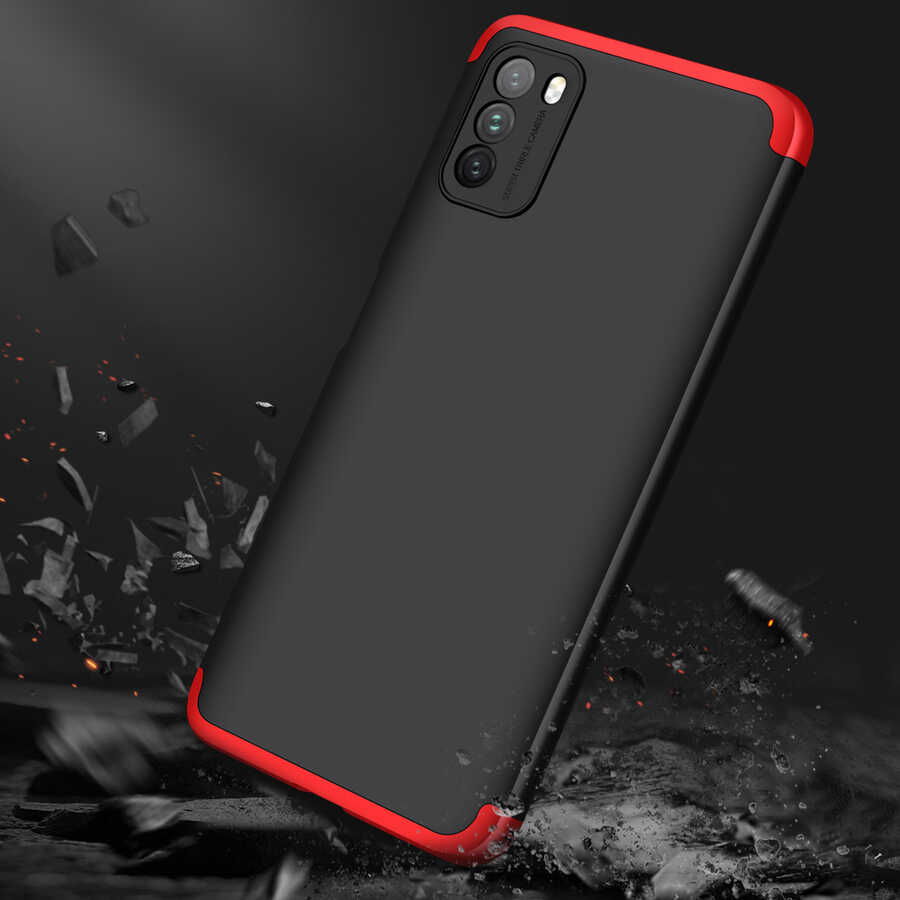 Xiaomi Poco M3 Kılıf Zore Ays Kapak Rose Gold