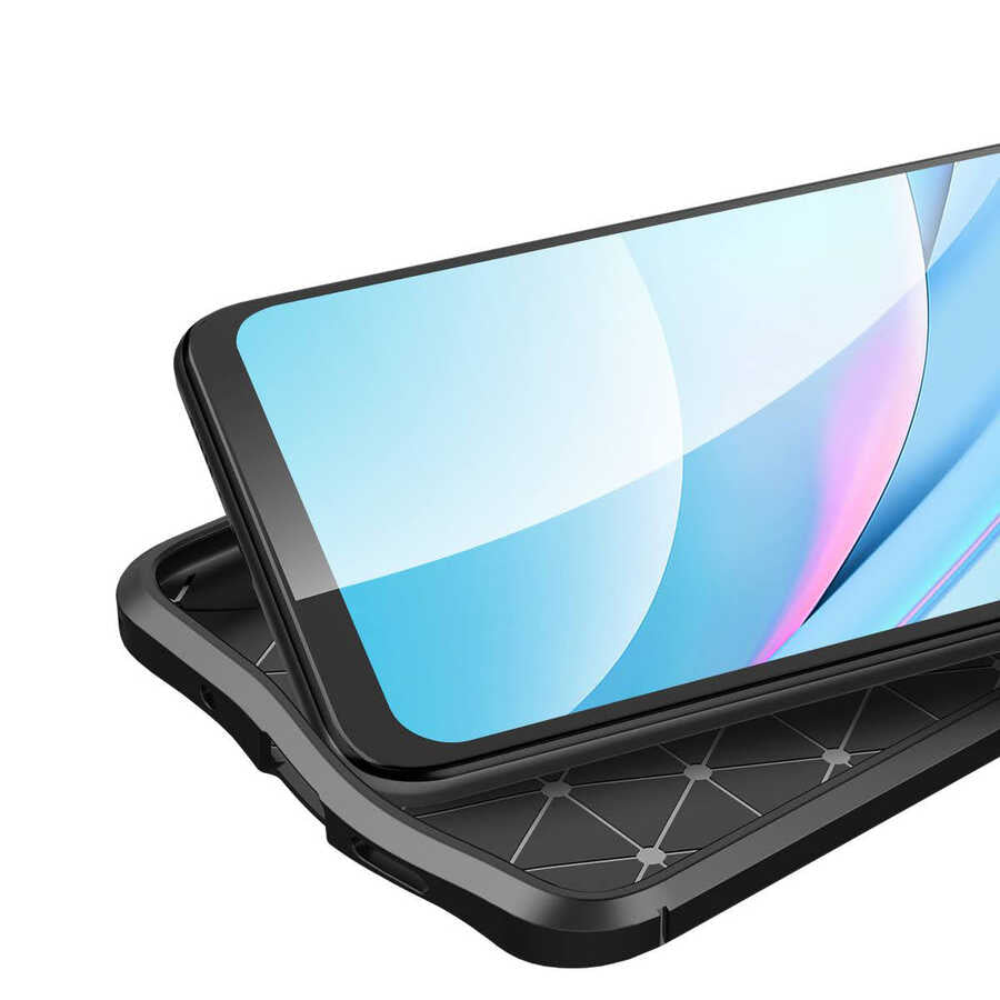 Xiaomi Poco M3 Kılıf Zore Niss Silikon Kapak Lacivert