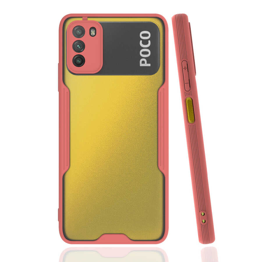 Xiaomi Poco M3 Kılıf Zore Parfe Kapak Pembe