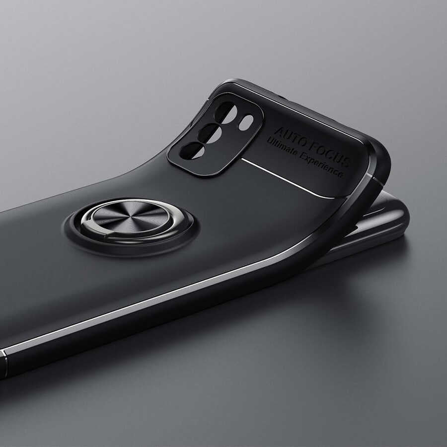 Xiaomi Poco M3 Kılıf Zore Ravel Silikon Kapak Kırmızı