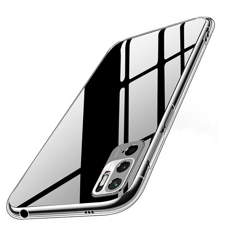 Xiaomi Poco M3 Pro Kılıf Zore Kamera Korumalı Süper Silikon Kapak Renksiz