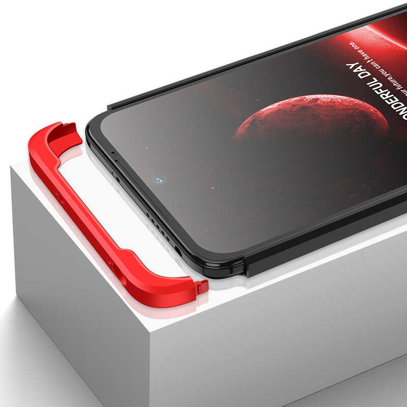 Xiaomi Poco M4 Pro 4G Kılıf Zore Ays Kapak Kırmızı