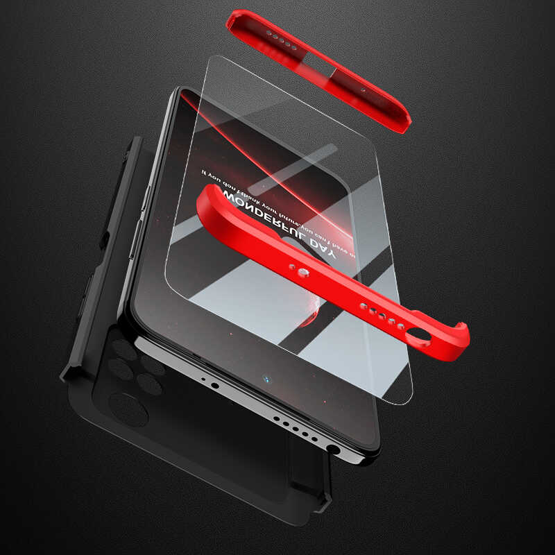 Xiaomi Poco M4 Pro 4G Kılıf Zore Ays Kapak Siyah-Mavi