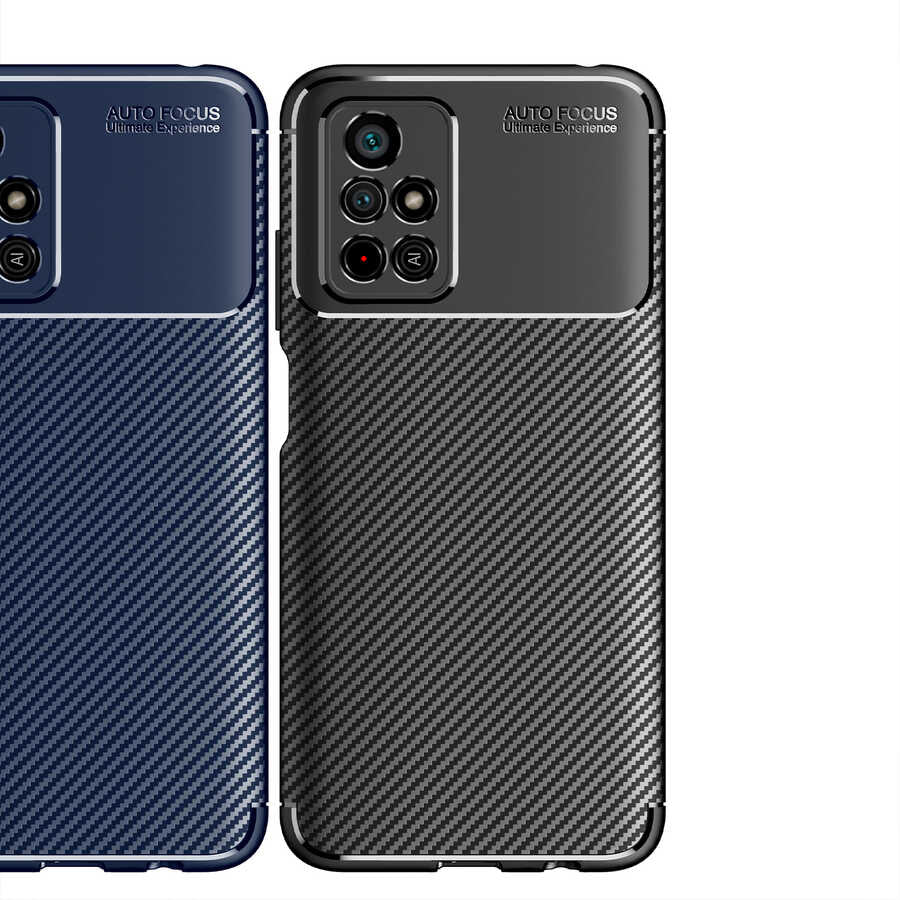 Xiaomi Poco M4 Pro 5G Kılıf Zore Negro Silikon Kapak Lacivert