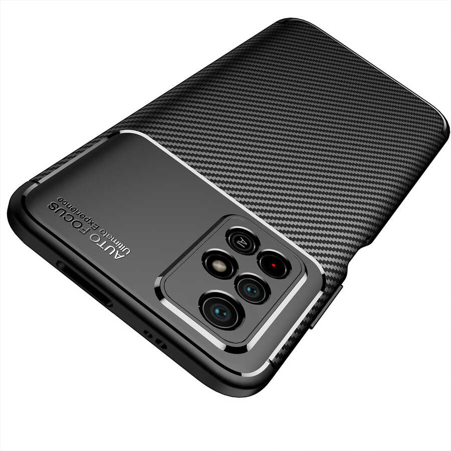 Xiaomi Poco M4 Pro 5G Kılıf Zore Negro Silikon Kapak Lacivert
