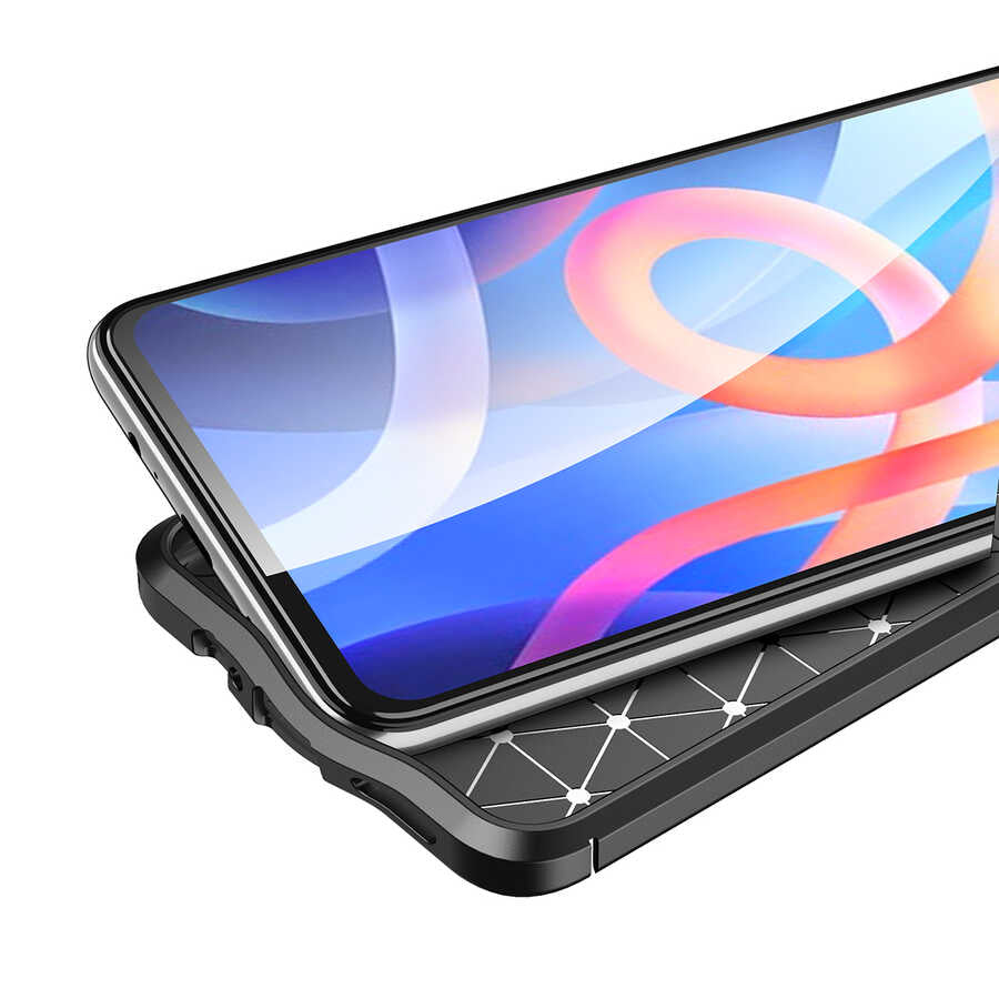 Xiaomi Poco M4 Pro 5G Kılıf Zore Niss Silikon Kapak Siyah
