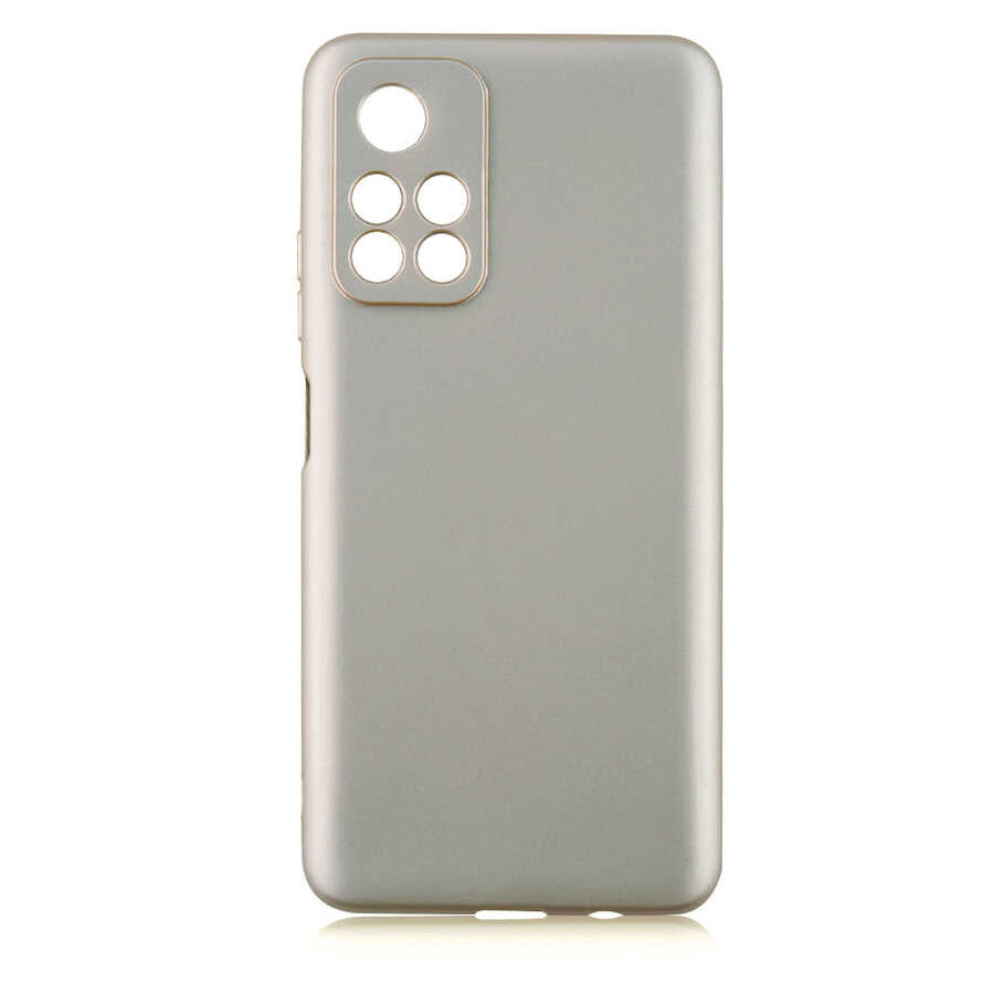 Xiaomi Poco M4 Pro 5G Kılıf Zore Premier Silikon Kapak Gold